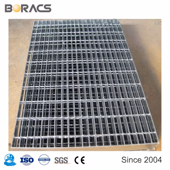 Heavy Duty 50*8mm Drainage Galvanized Steel Grating Shower Drain Grates Trench Cover